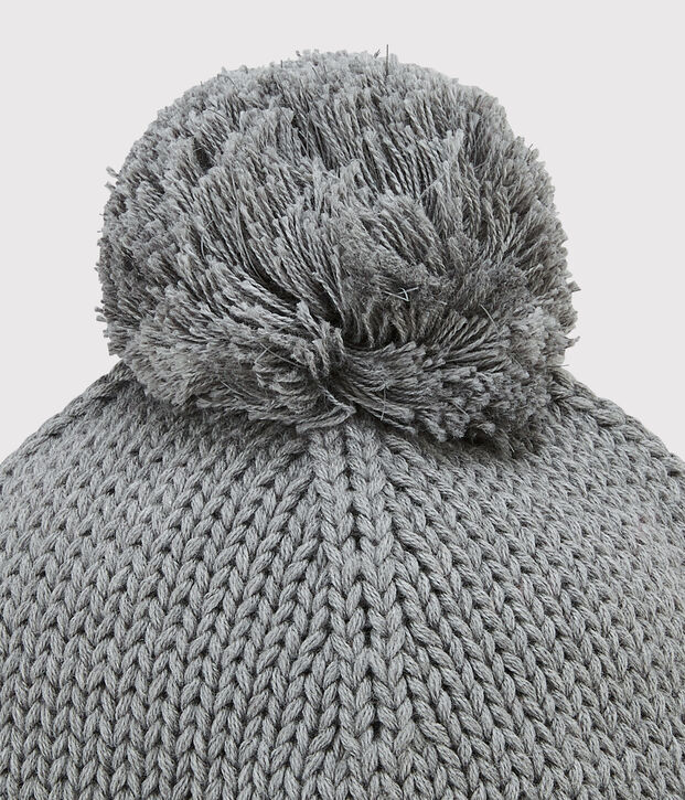 Cappellino bambina grigio
