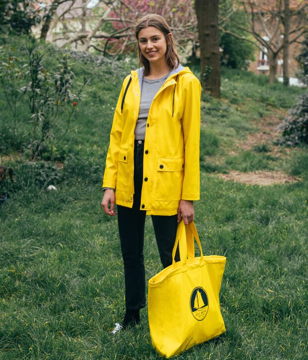 Borsa shopping iconica giallo