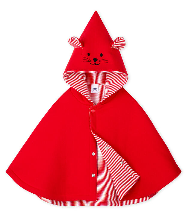 Mantellina beb&egrave; unisex rosso