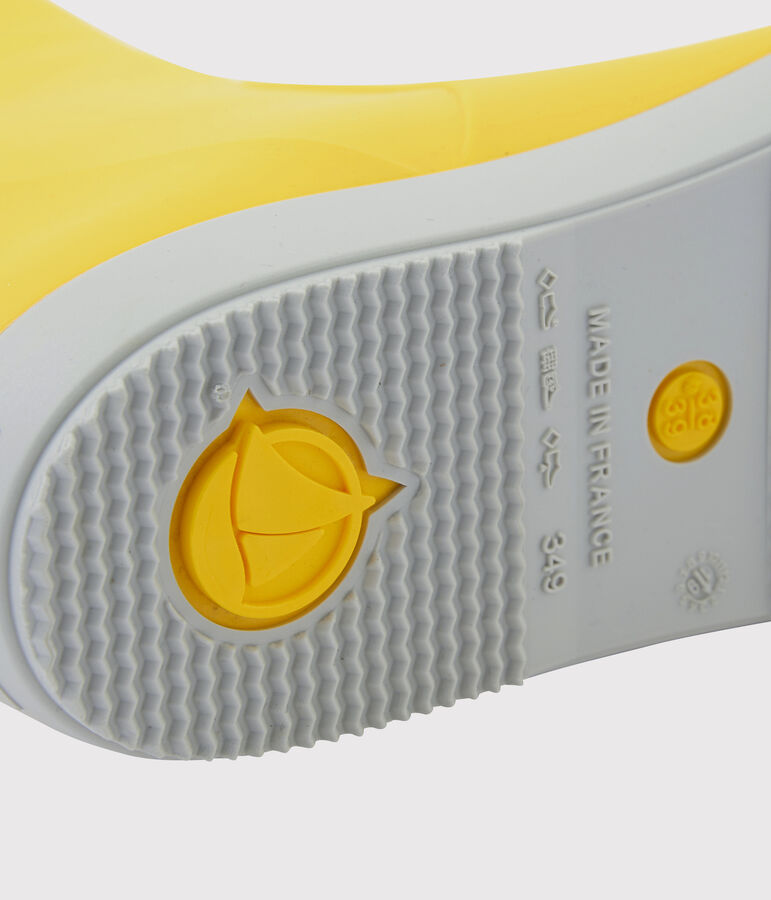 Stivali da pioggia giallo