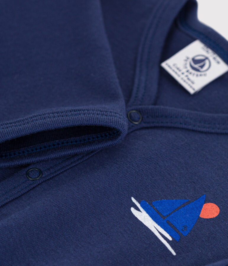 Tutina pigiama blu in cotone blu