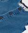 Tutina smanicata in denim bebè blu BLEU DELAVE