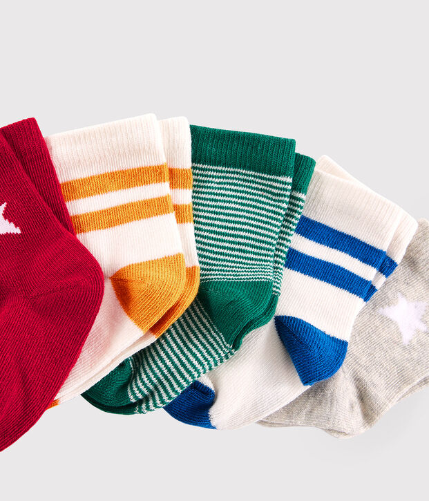 Confezione da 5 paia di calzini. multicolore