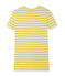 T-shirt donna in costina originale 1x1 rigata giallo SHINE/bianco MARSHMALLOW
