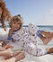 Pigiama fantasia Parigi bambino unisex in cotone bianco MARSHMALLOW/bianco MULTICO