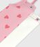 Set di canotte in cotone con stampa a cuori bambina variante 1