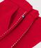 Joggers a gamba ampia in cotone bambino rosso