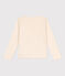 T-shirt a maniche lunghe in cotone bambino unisex  bianco AVALANCHE/ CASIMIR