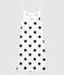 Abito con spalline a pois in cotone Donna bianco MARSHMALLOW/blu MEDIEVAL