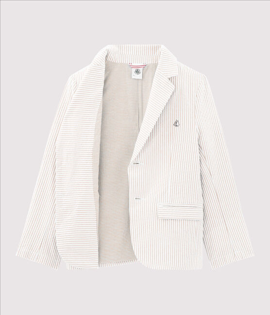 Giacca bambino beige BEIGE/bianco MARSHMALLOW
