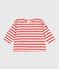 Top da marinaio per neonati in cotone spesso rosa FLEUR/ SPICY