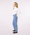 T-shirt Iconica a lupetto in cotone donna bianco ECUME