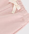Pantaloni in tessuto felpato per bebè rosa SALINE