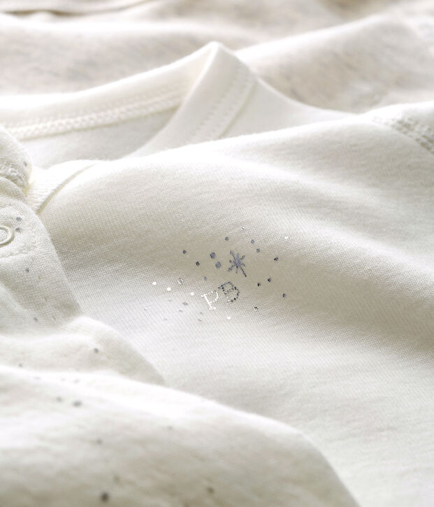 Lotto di 3 body nascita manica corta beb&egrave; multicolore