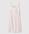 Abito con spalline Donna bianco MARSHMALLOW/rosso TERKUIT