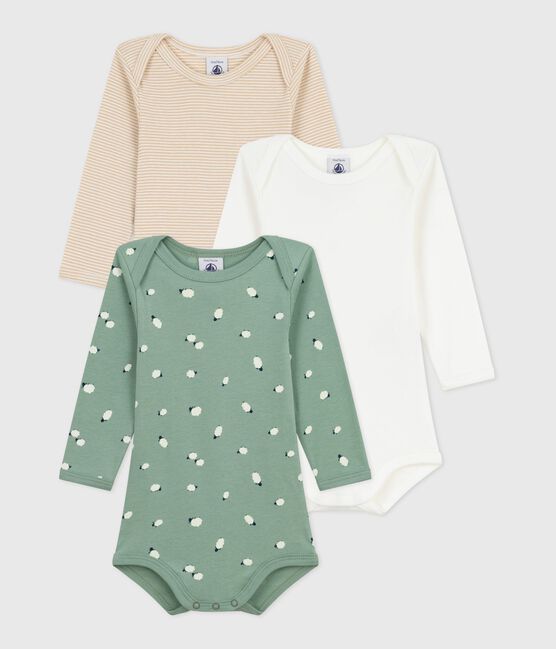 Set di body a maniche lunghe in cotone con pecore stampate neonato variante 1