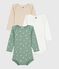 Set di body a maniche lunghe in cotone con pecore stampate neonato variante 1