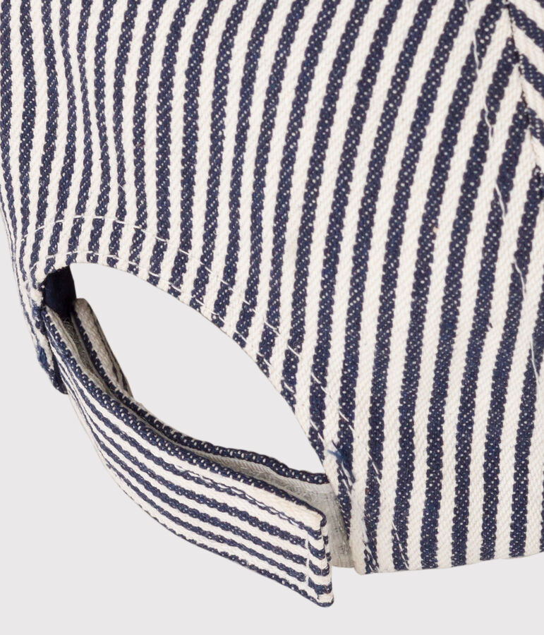 Cappellino Petit Bateau Family bambino misto blu/bianco