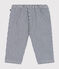 Pantaloni in tela neonato blu MEDIEVAL/bianco MARSHMALLOW