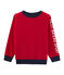 Felpa in costina bambino rosso TERKUIT CN