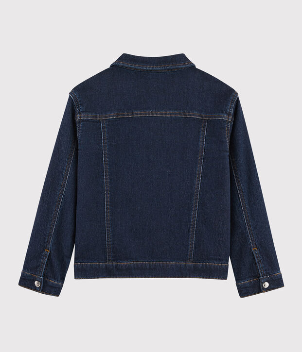 Giacca in denim bambino blu
