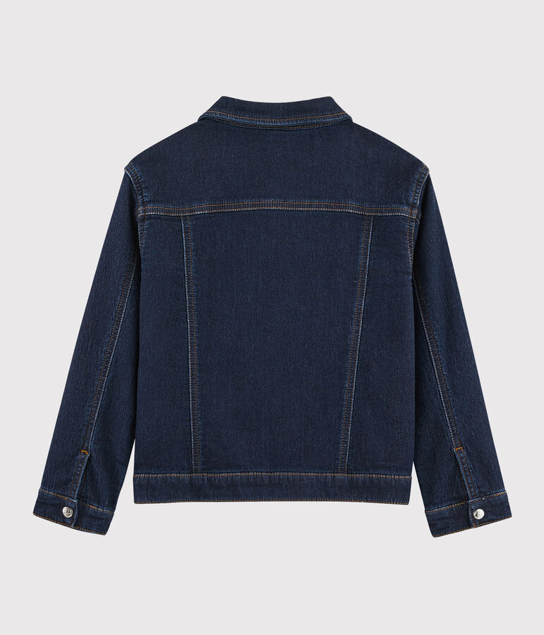 Giacca in denim bambino blu