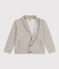 Cardigan in cotone bambino grigio CHATON CHINE