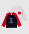 Confezione da 2 t-shirt in cotone bebè. variante 1