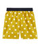 Short da spiaggia bambino giallo BAMBOO/bianco MARSHMALLOW