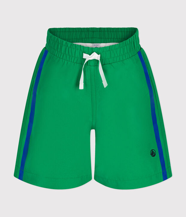 Shorts da mare bambino verde