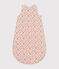 Sacco nanna in velluto neonato TOG 3 rosa SALINE/bianco MULTICO