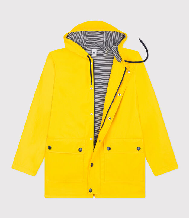 Iconico impermeabile da donna/uomo giallo
