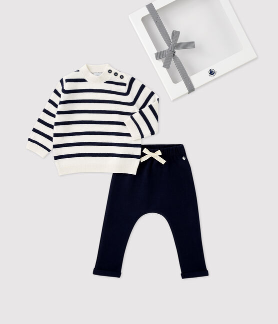 Confezione regalo bebè maglione e pantalone variante 1