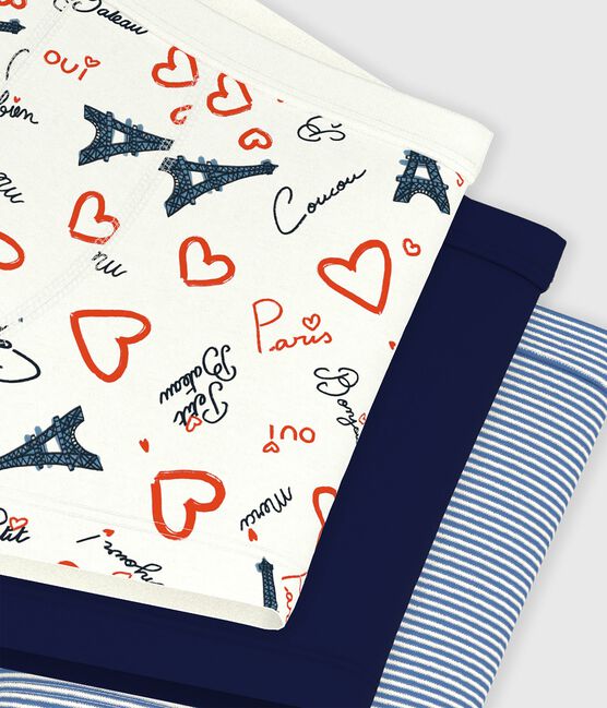 Set di boxer in cotone con stampa Parigi in vita bambino variante 1