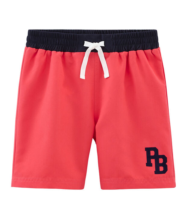 Short da spiaggia bambino rosa