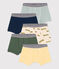 Confezione da 5 boxer millepiedi in cotone bambino variante 1