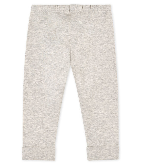Pantalone bebè maschio in maglia grigio BELUGA CHINE