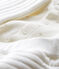 Completo tre pezzi bebè in tubique bianco MARSHMALLOW