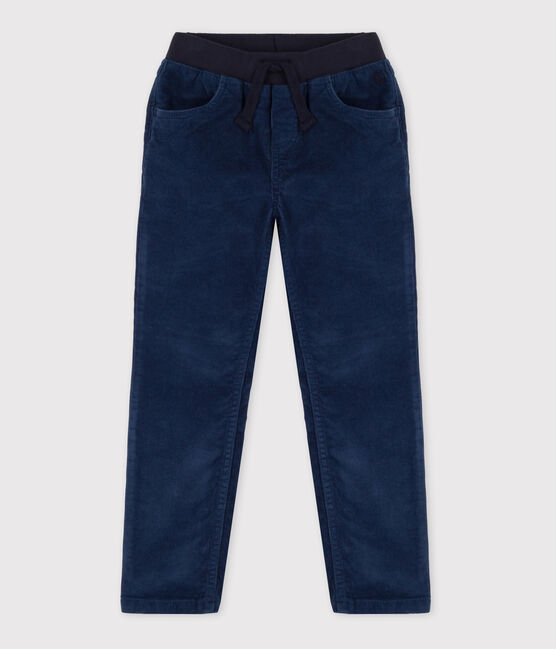 Pantaloni dritti in velluto medio bambina / bambino CREPUSCULE