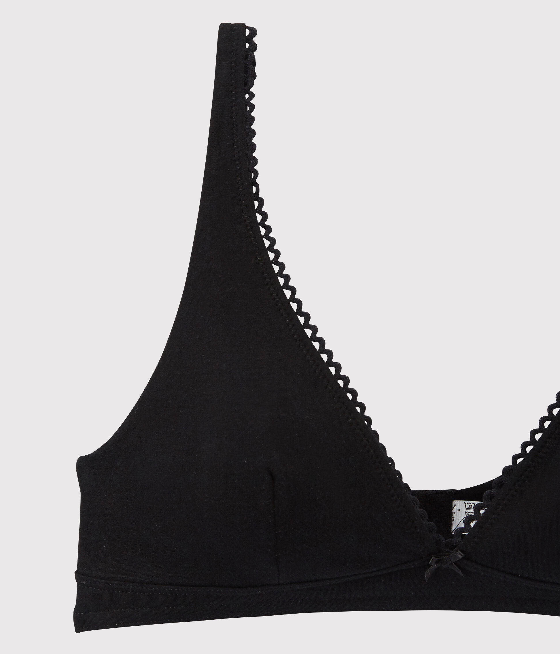 Reggiseno in cotone stretch Donna nero