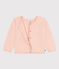 Cardigan in cotone bambina rosa SALINE