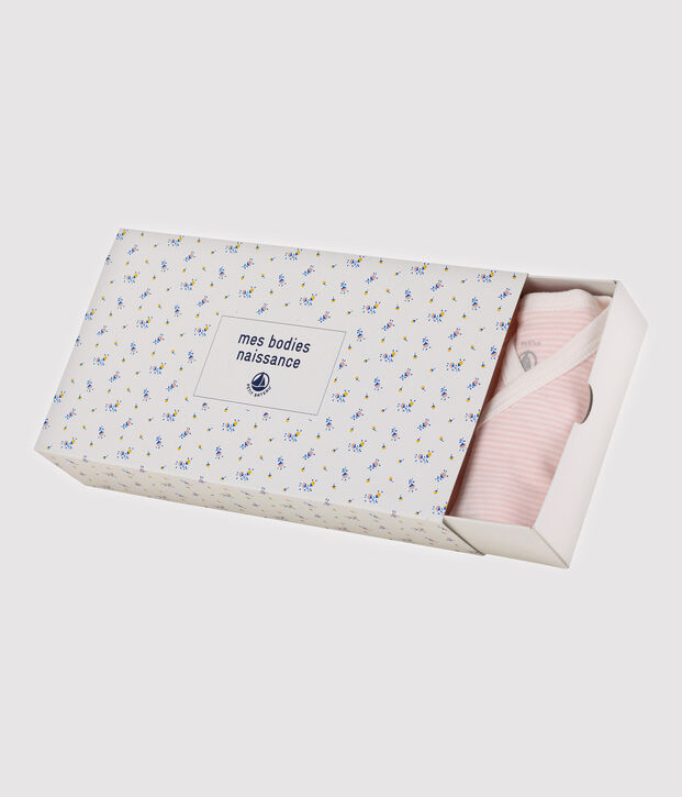 Confezione da 5 body nascita a maniche lunghe neonato multicolore