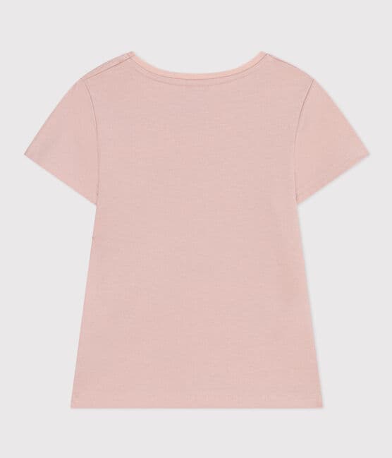 T-shirt in jersey leggero bambina rosa SALINE