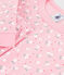 Pigiama molto aderente in cotone con stampa bambina rosa/multicolore