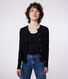 Cardigan in cotone tinta unita donna