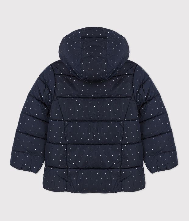 Piumino bambina blu/grigio