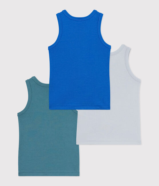 Set di canotte in cotone tinta unita bambino  variante 1