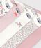 Set di body a maniche lunghe in cotone con stampa a fiori neonata multicolore