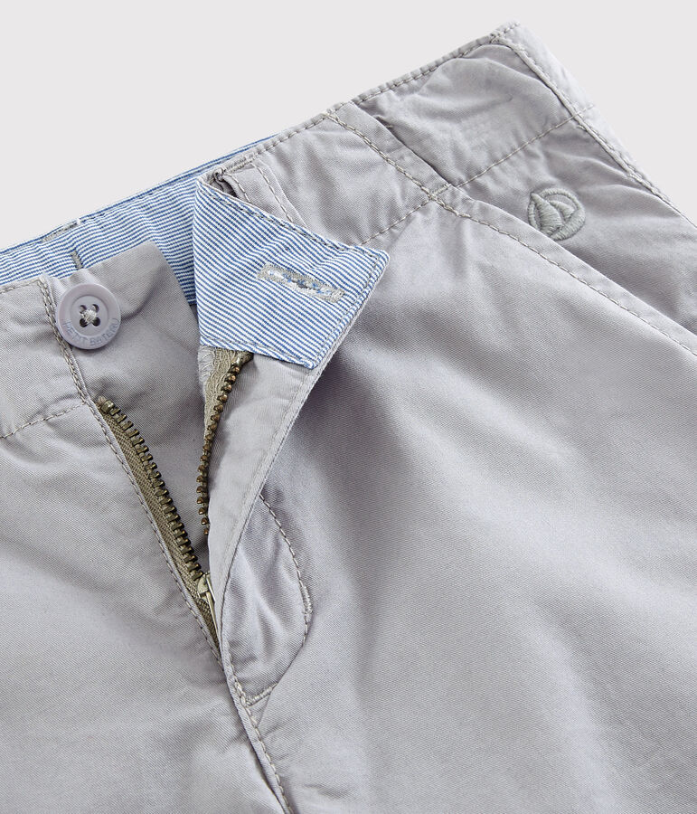 Bermuda in serge bambino grigio