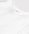 T-shirt bebé unisex tinta unita bianco ECUME